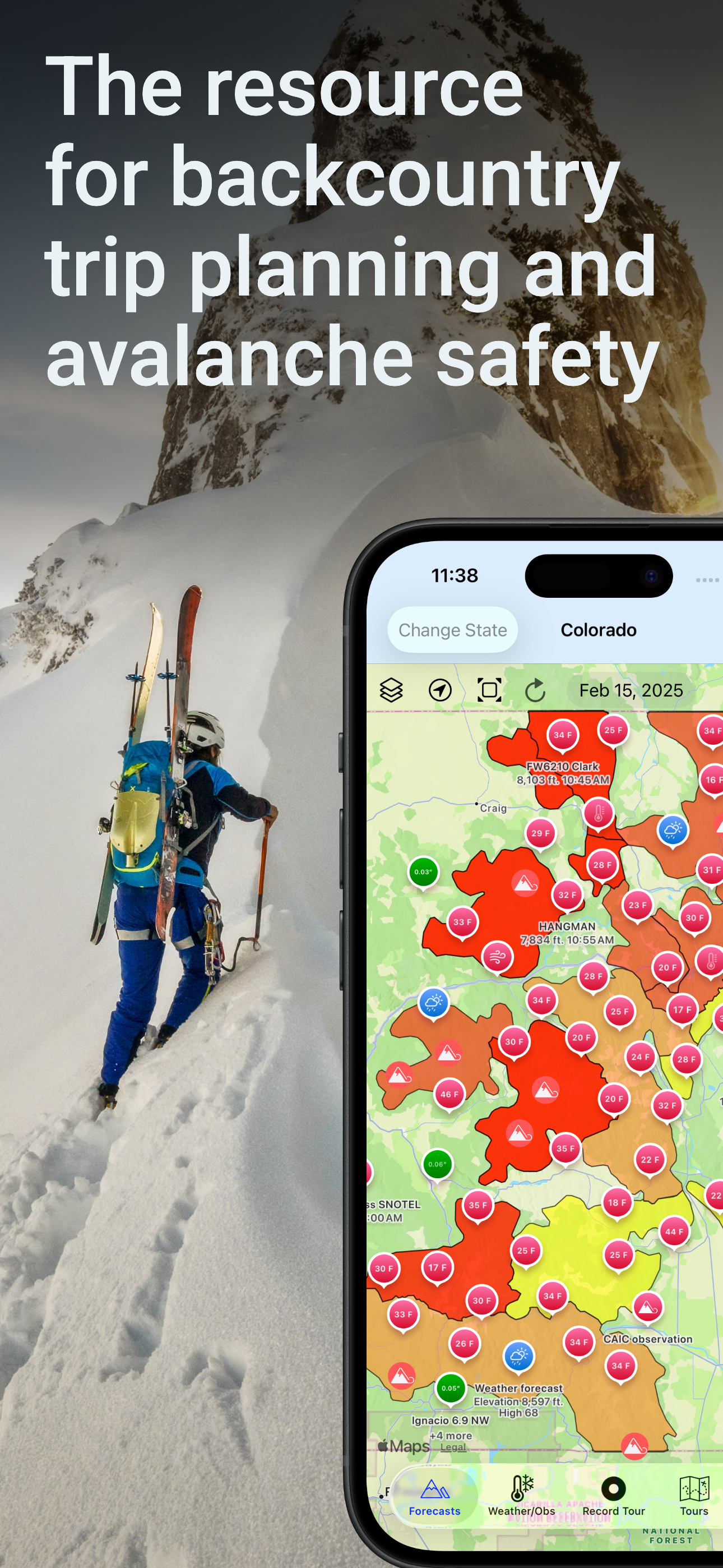 Backcountry Ski - Beta App