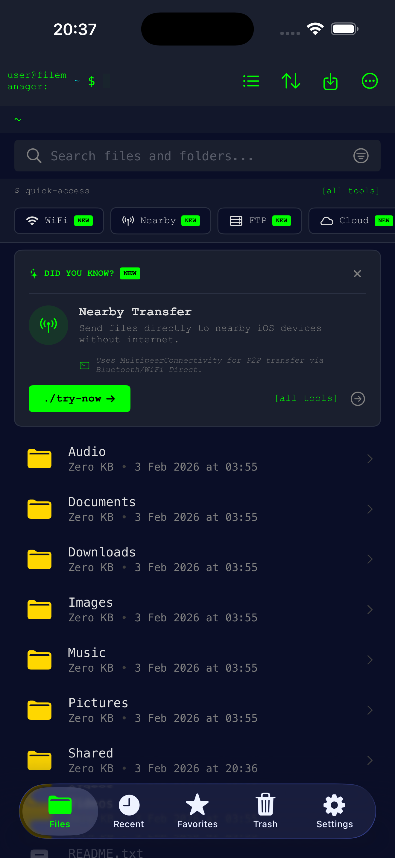Terminal File Manager Advanced