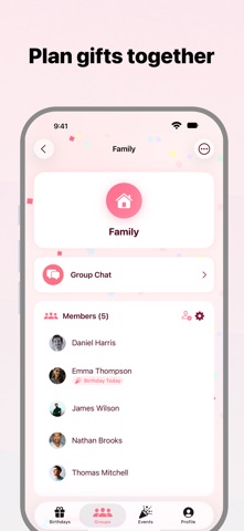 Gather - Birthday Planner Screenshot 4 of 10