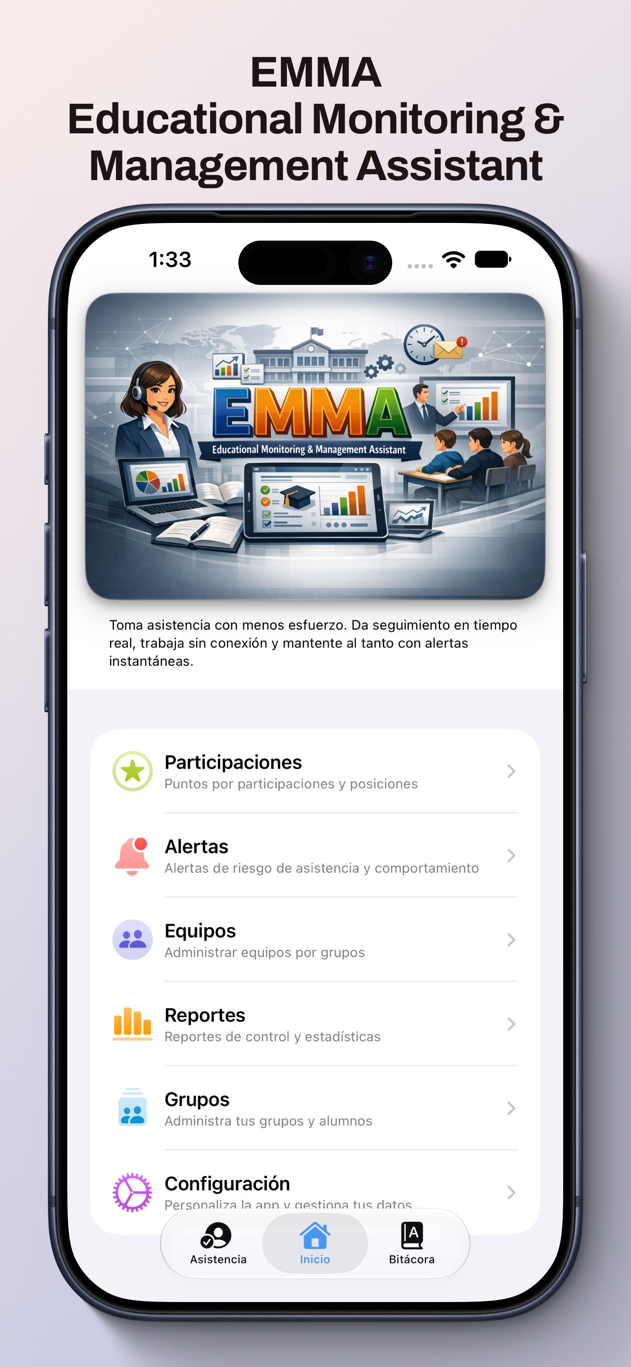 Screenshot 1 of EMMA App