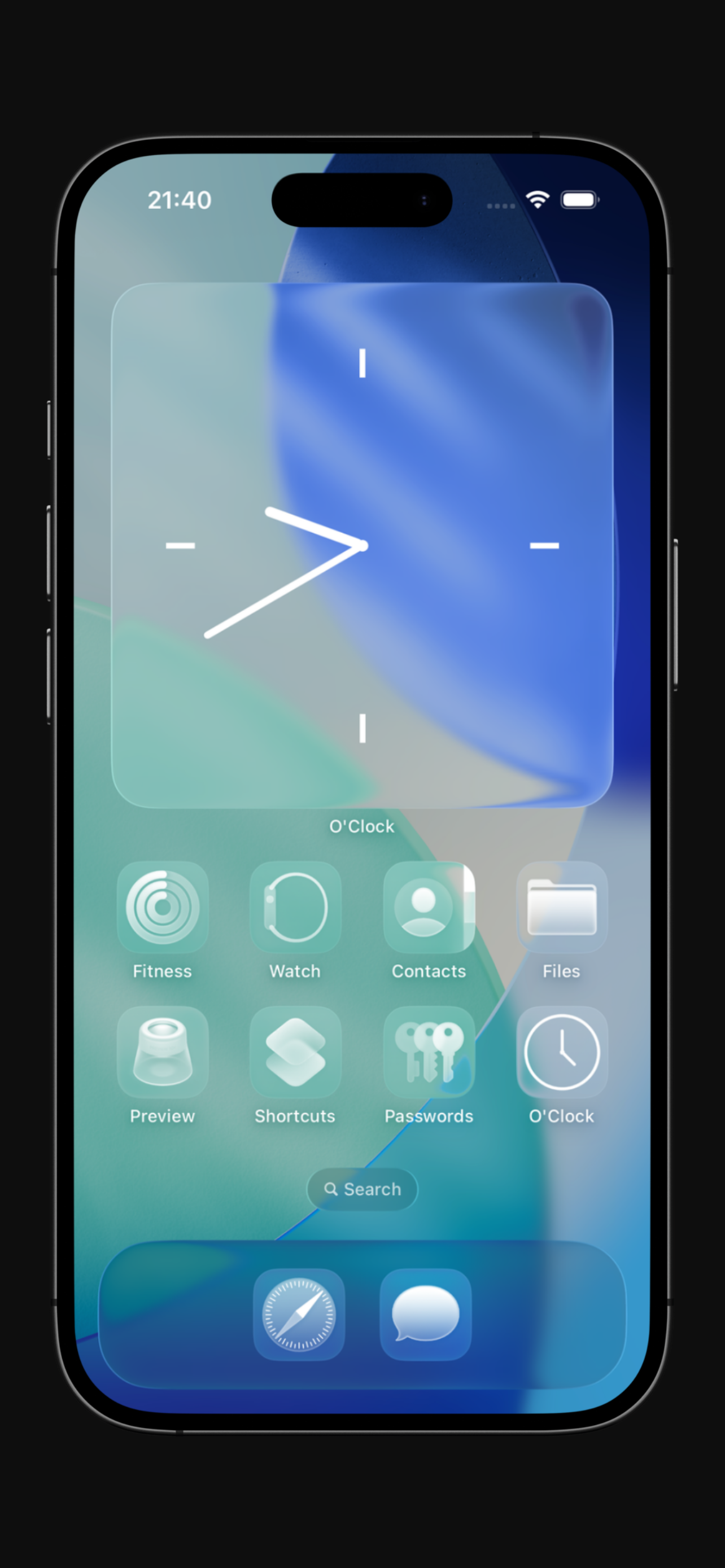O'Clock - Minimalist Widgets screenshot 4