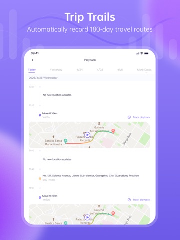 iHere-Family Safety & GPS iPad screenshot