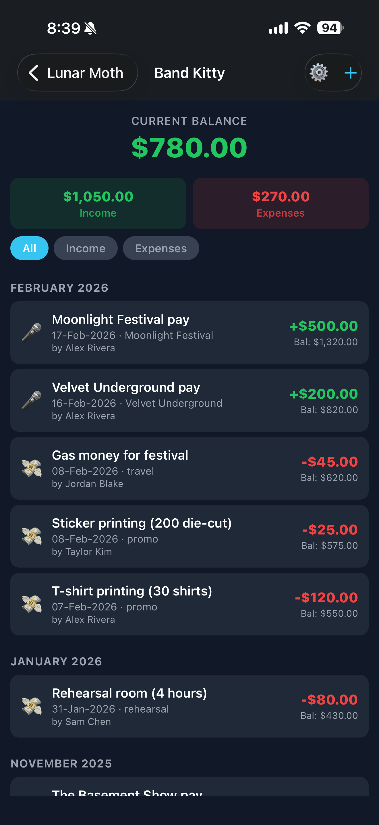 BandChat - Band Manager