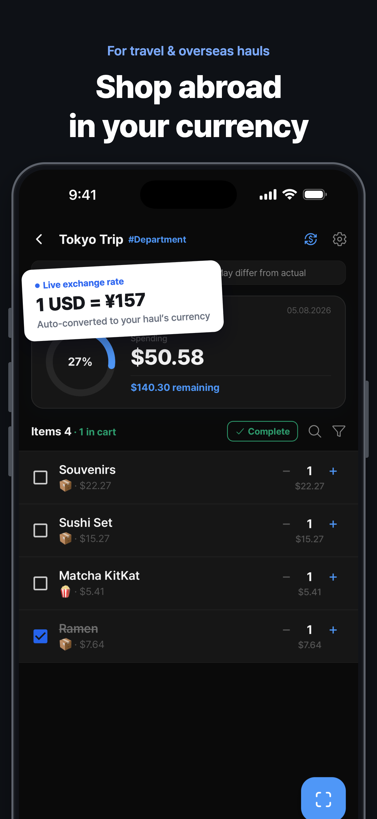 Haulo - Budget Shopping List screenshot 6