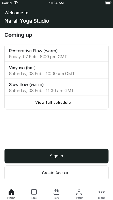 Narali Yoga Studio Screenshot