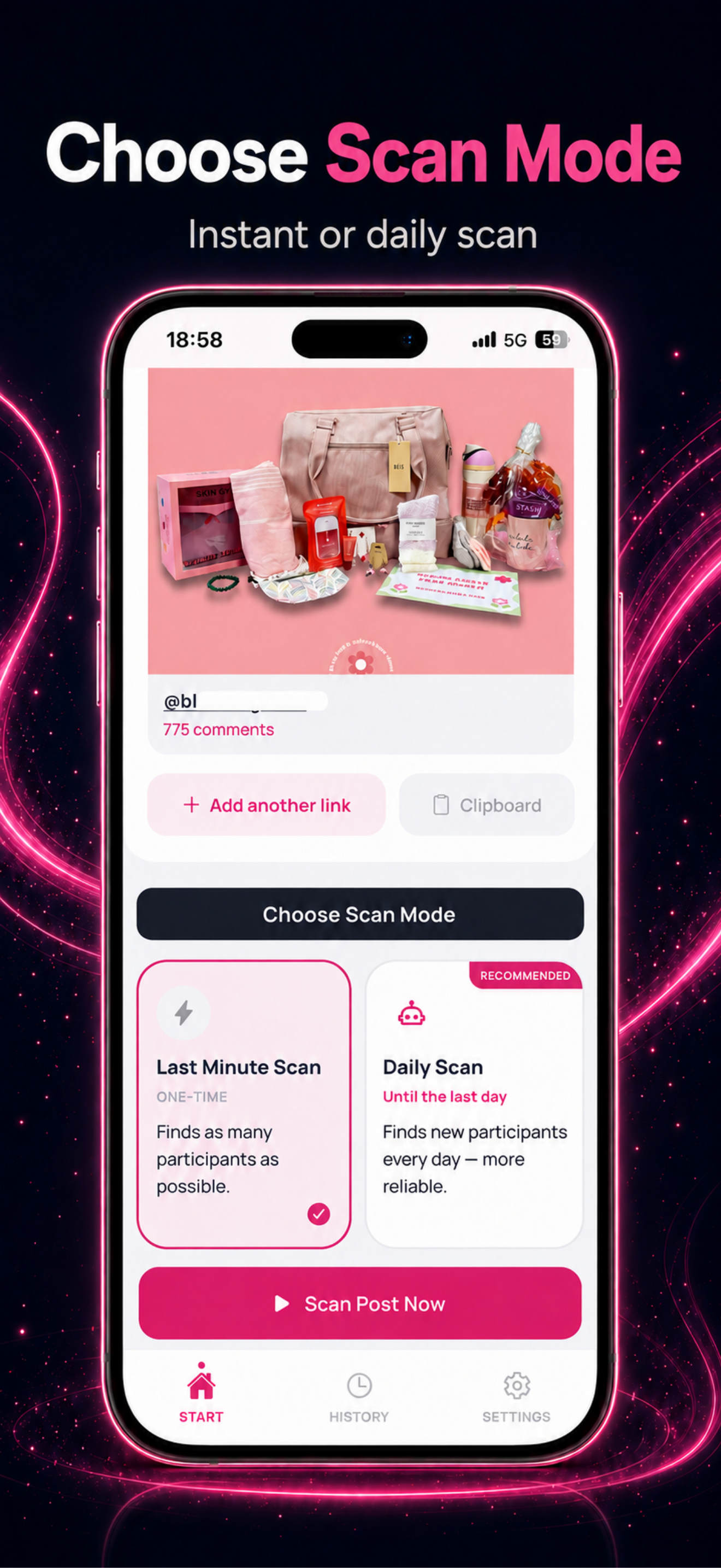Jet Giveaway Instagram Tool screenshot 3