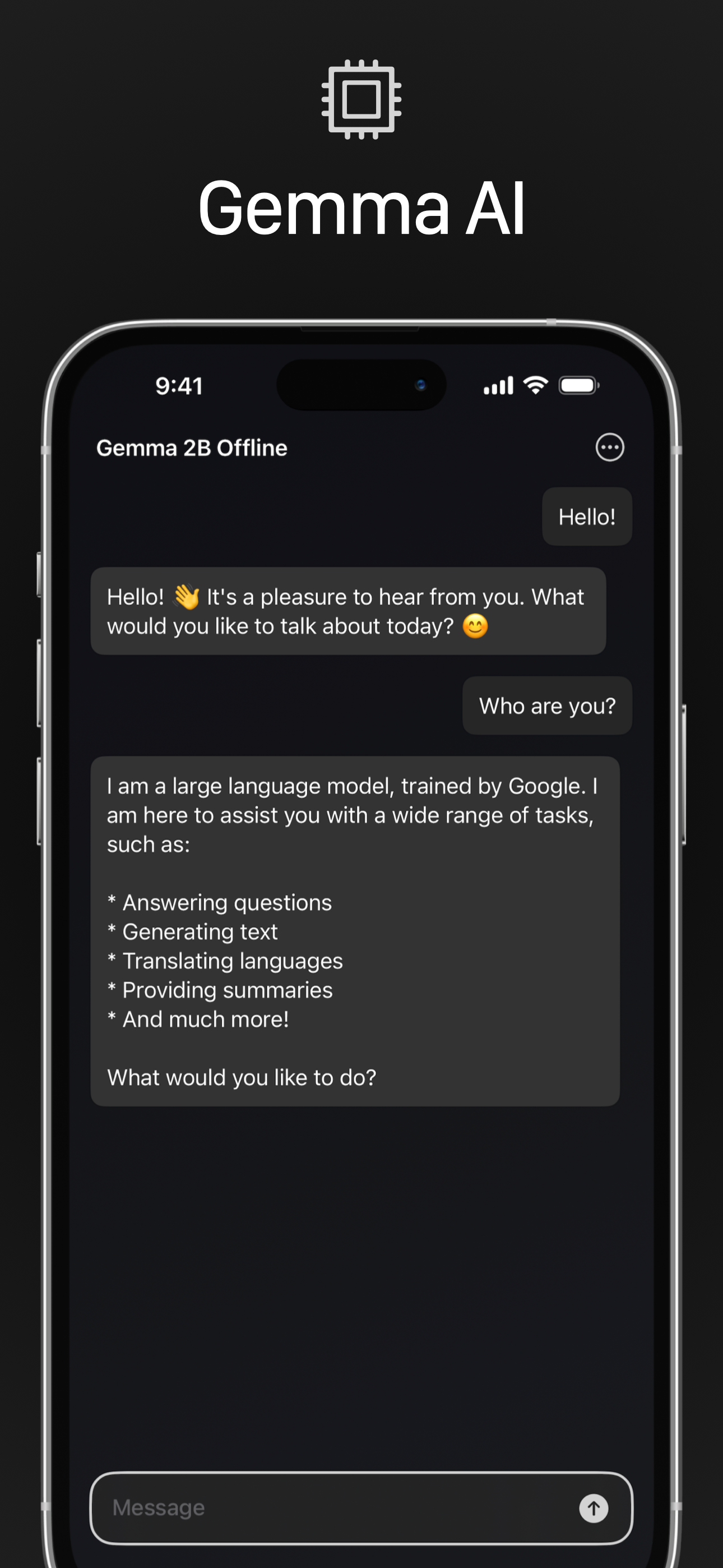 Gemma 2B AI Chat - Offline LLM