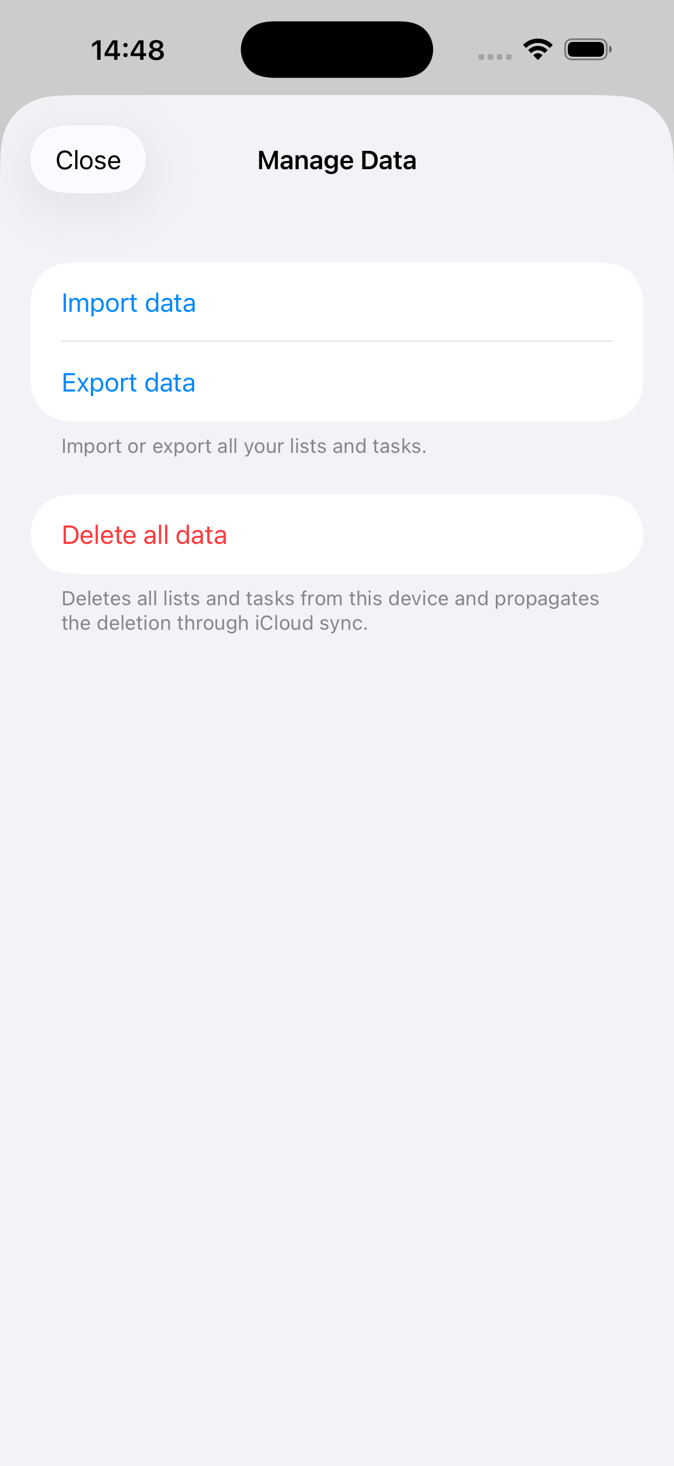 SlimTasks screenshot 8