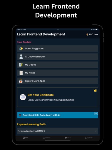Learn Frontend Development