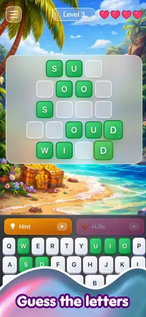 Wordora – Word Blast Mania screenshot 1