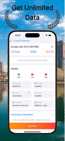 Esimbo: eSIM Travel Data Card screenshot