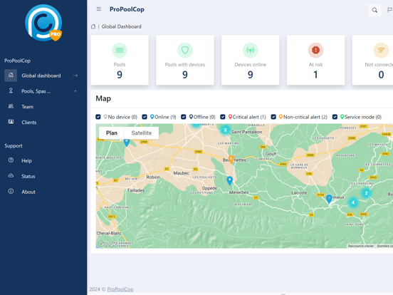 ProPoolCop iPad screenshot