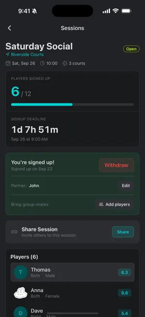 Wymatch screenshot 3