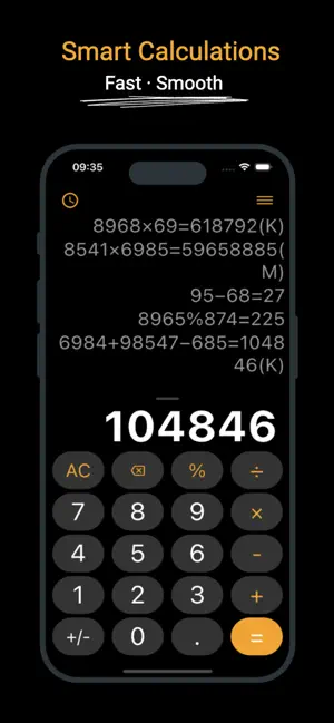 PandaCalc – Notes Calculator screenshot 1