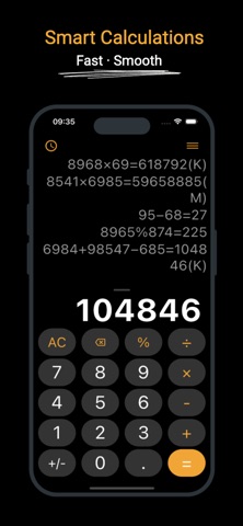 PandaCalc – Notes Calculator Screenshot 1 of 5