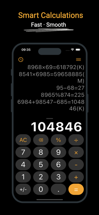 PandaCalc – Notes Calculator Screenshot 1 of 5