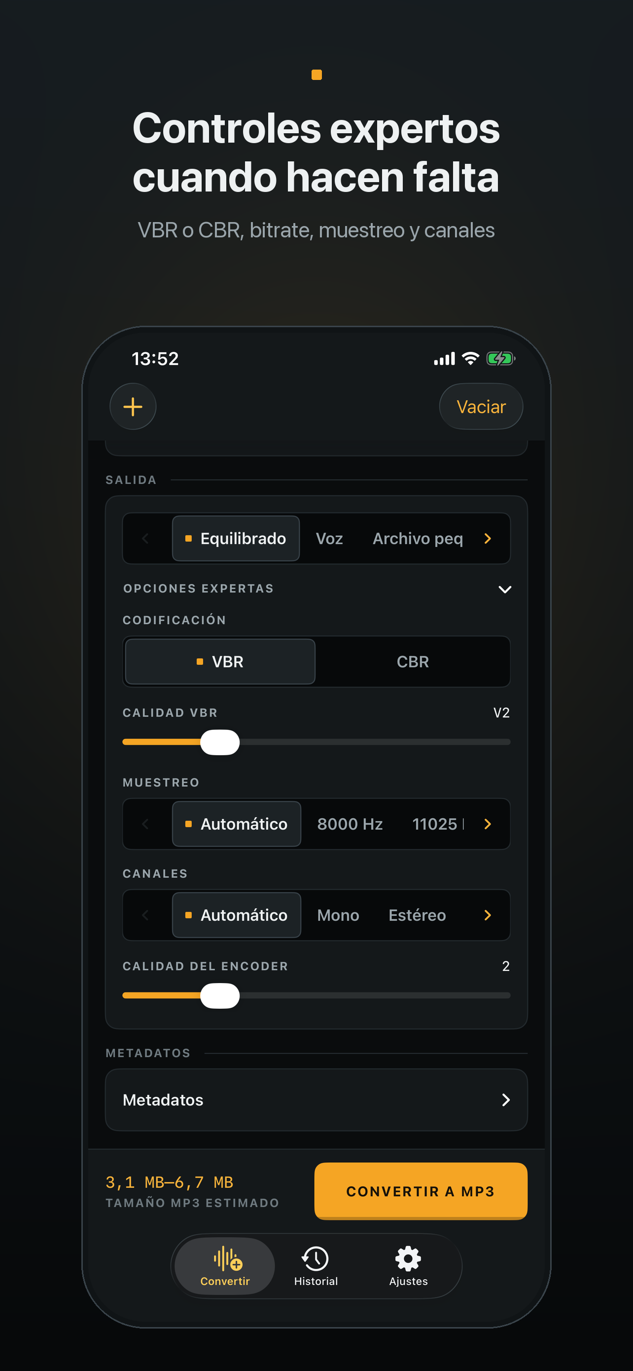 WAV to MP3: Audio Converter screenshot 2