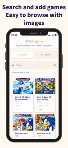 Gamekore: Game Backlog Manager Screenshot 3 of 10