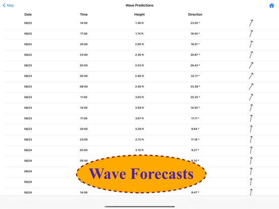 Marine Weather-Wind Tide Wave iPad screenshot 10 - Weather app