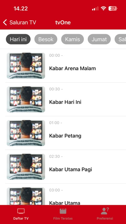 ► Jadwal TV Indonesia