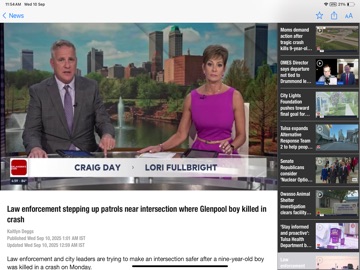 News On 6 iPad screenshot