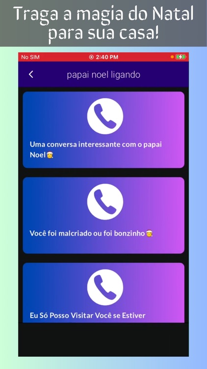 Ligar Papai Noel em Português screenshot-4