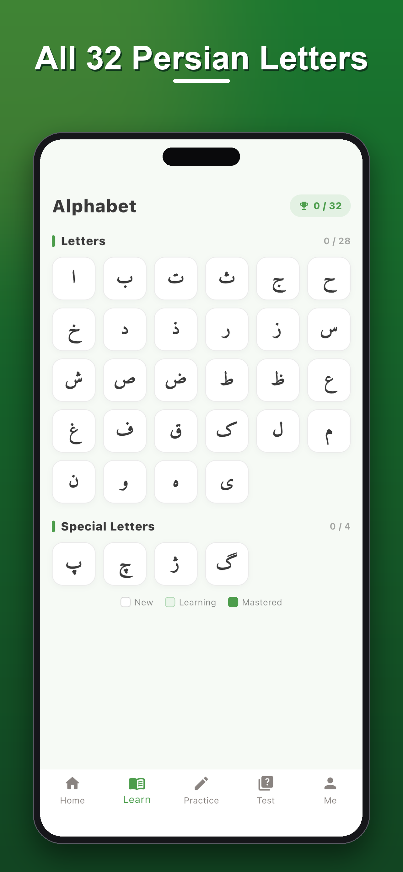 Learn Persian Alphabet Farsi screenshot 3