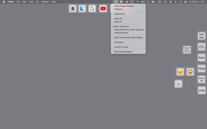 Knopki Desktop screenshot