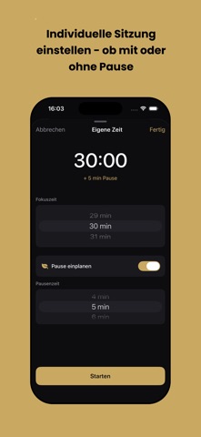Mindra – Fokus & Deep Work screenshot