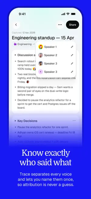 Trace: Context OS screenshot 3
