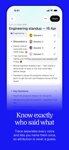 Trace: Context OS screenshot