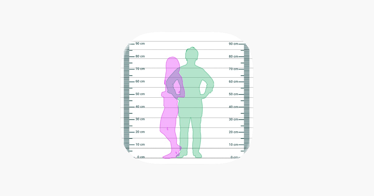 ‎Height Comparison: Size Tool App - App Store