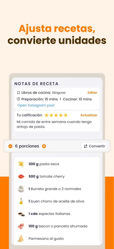 ReciMe: Recetas y Planificador screenshot 8 of 9