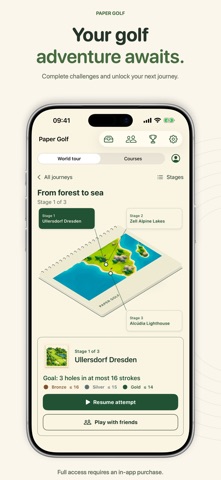 Paper Golf: 3D Dice Game screenshot 3