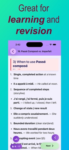 French Grammar - Intermediate Screenshot 5 of 7