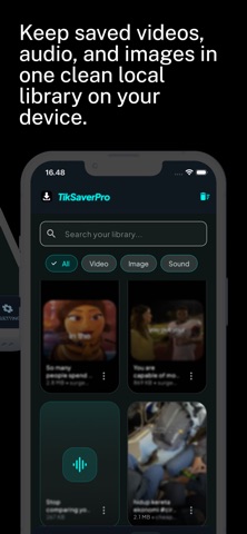 TikSaverPro: Save Tok Video iPhone screenshot