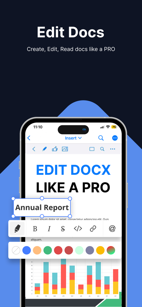 Éditeur Office Word-Docs screenshot 1
