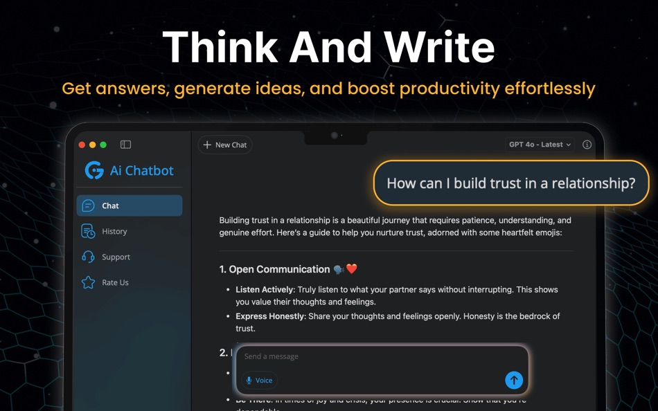 #3. Chatbot: Ask Open Assistant AI (macOS) Podle: Muhammad Hassan Raza