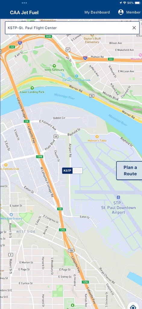 CAA Jet Fuel - Navigation App | MWM
