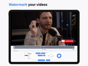 Add Watermark to Video iPad screenshot