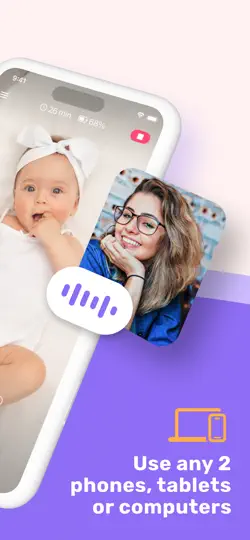 Bibino Görüntülü Bebek Telsizi iPhone Ekran Görüntüsü 2