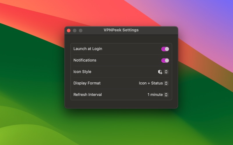 App screenshot