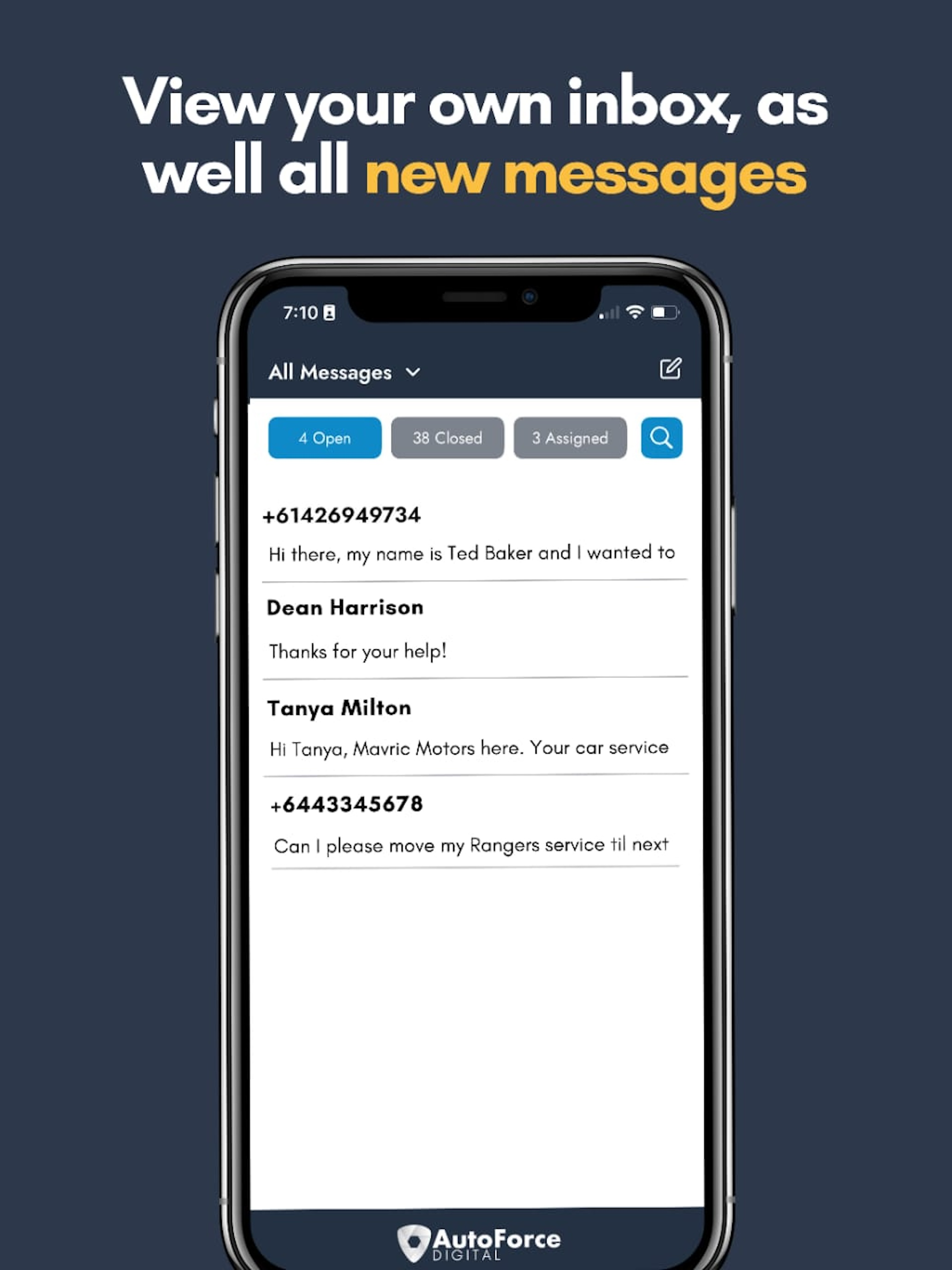 AutoForce SMS screenshot 9