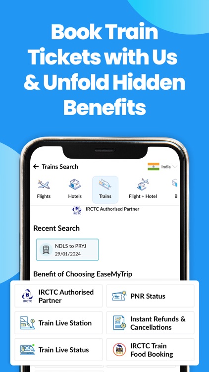 EaseMyTrip Flight, Hotel, Bus screenshot-4