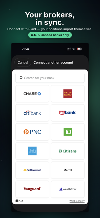 Evibe — Portfolio Tracker Screenshot 1 of 10