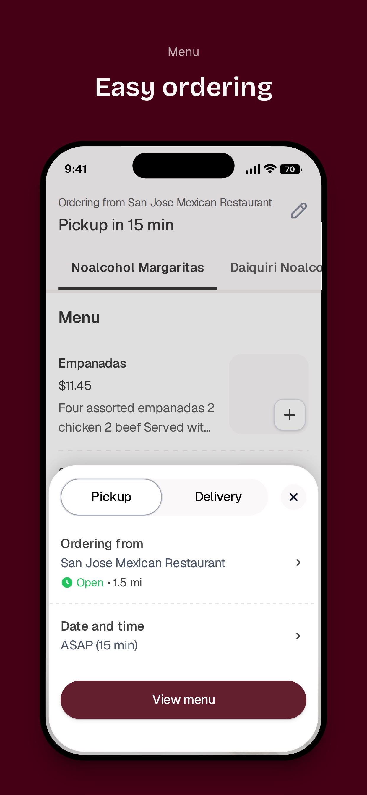Screenshot 3 of San Jose Mexican Restaurant NC