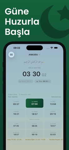 Minber - Ezan Vakitleri iPhone screenshot 1