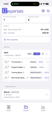 EZexpenses: Receipt Scanner Screenshot 3 of 10