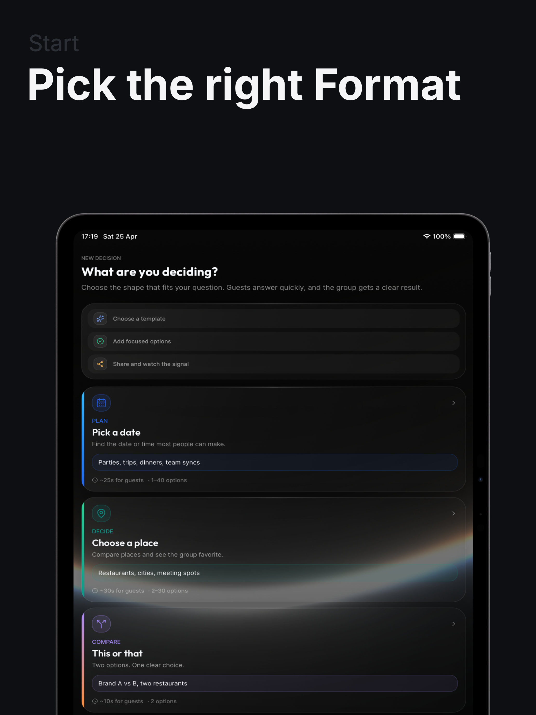 LetsPick.one: Decide Together