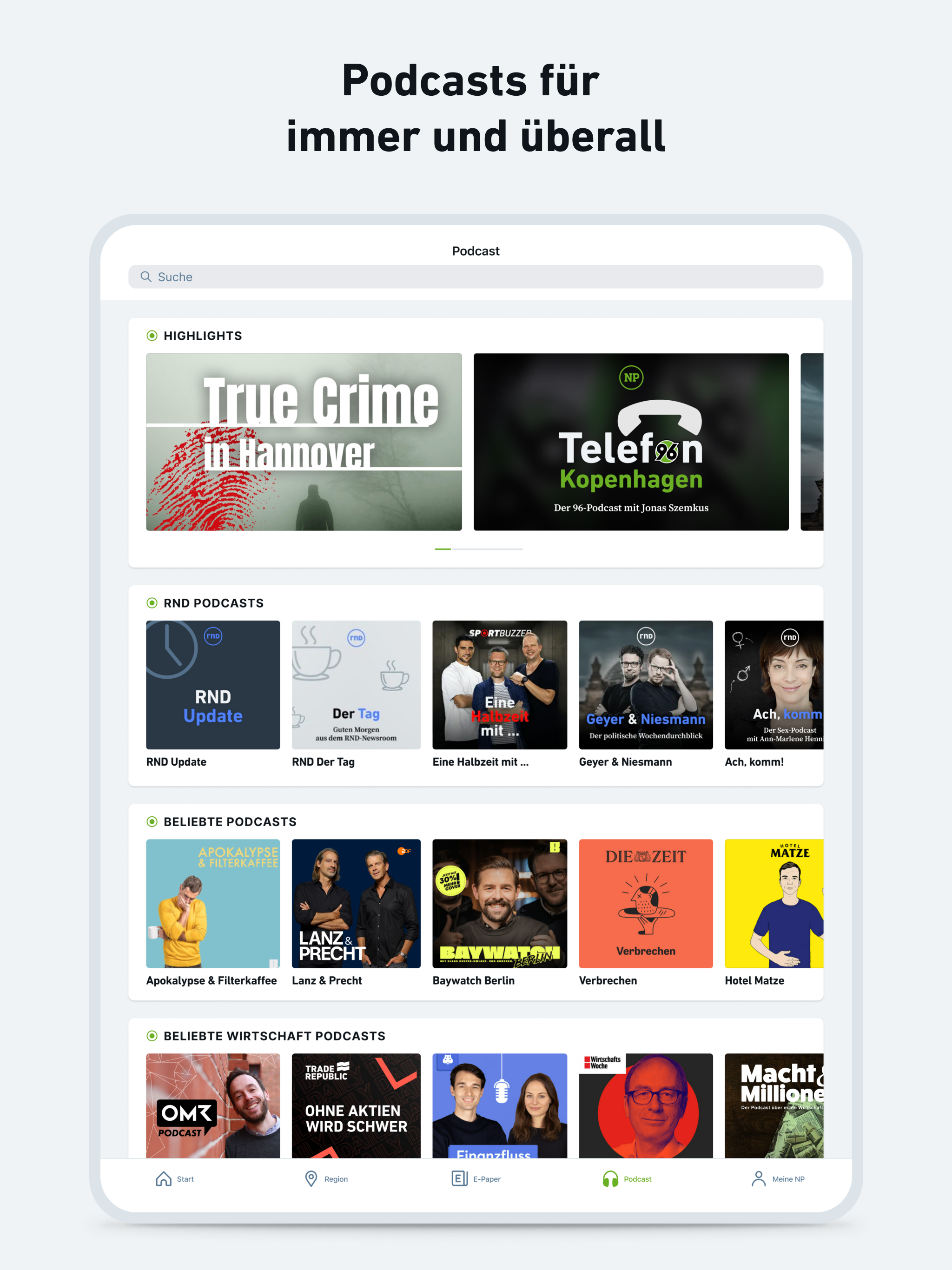 NP - Nachrichten und Podcast screenshot 18